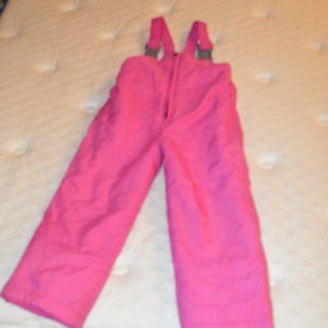 Kids pink ski pants